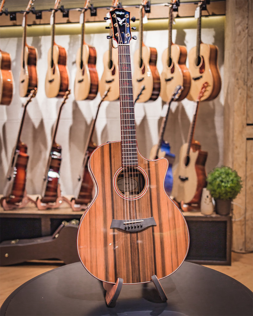 Taylor Cocobolo Guitar Hanger with Noveau Inlay