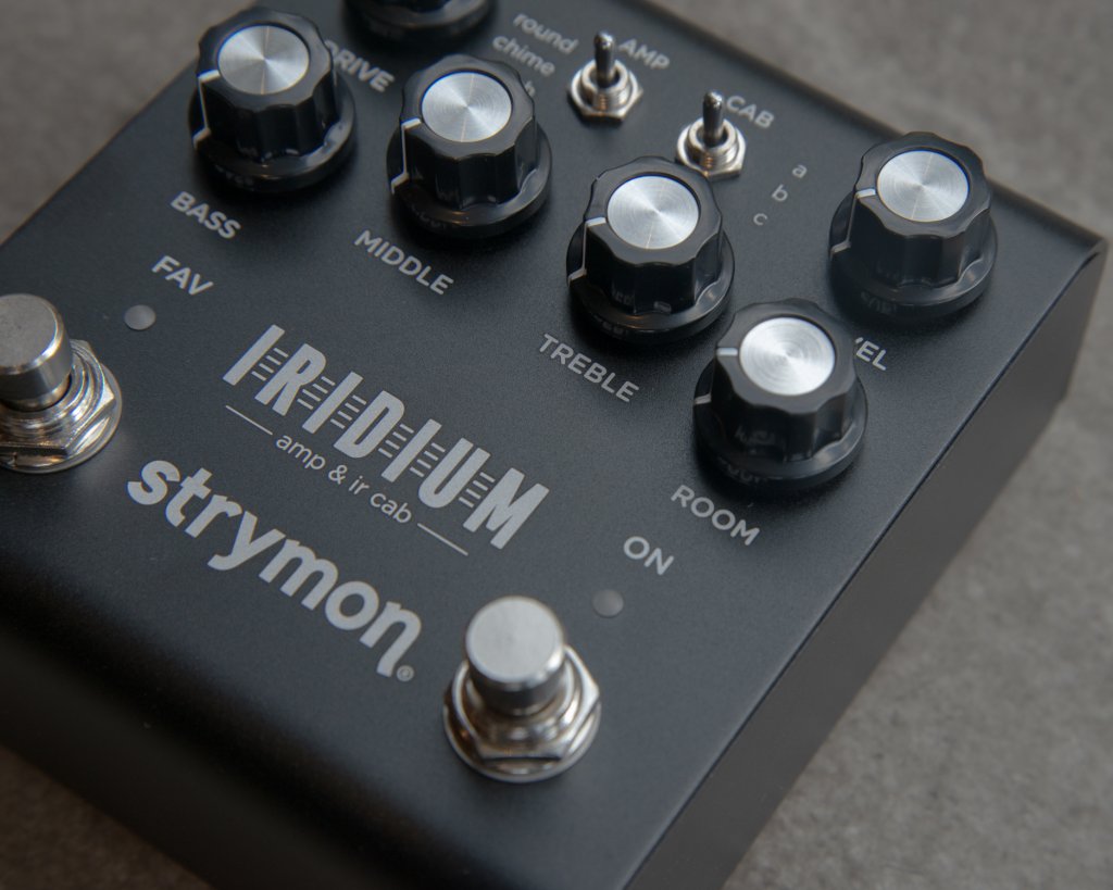 Strymon Iridium Closeup with Room Reverb Closeup