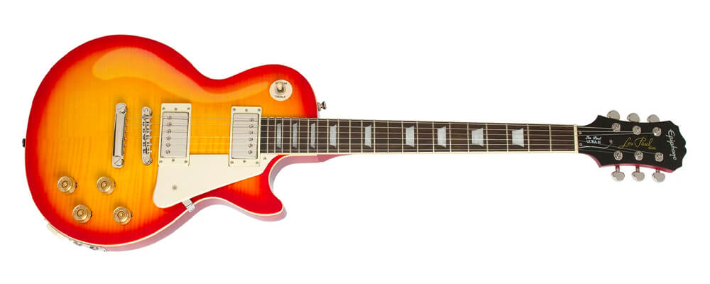 Epiphone Les Paul Ultra-III Electric Guitar, wosewood Neck, Faded Cherry Sunburst
