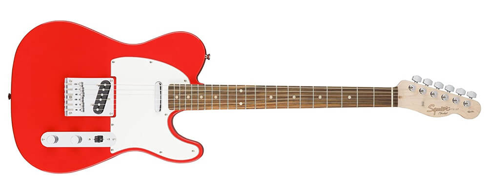 Squier Affinity Telecaster Electric Guitar, Laurel FB, Race Red