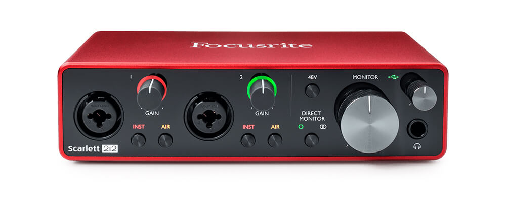 Focusrite Scarlett 2i2 (3rd Generation) for recording studios Phòng Thu Âm
