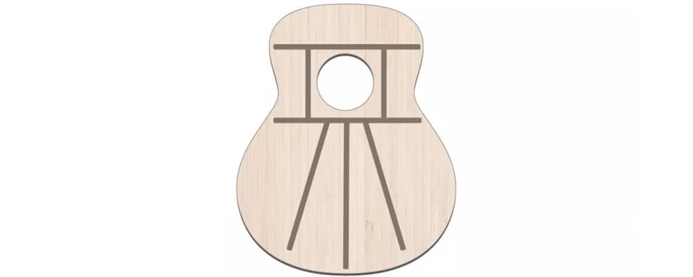 Fan Acoustic Guitar Bracing