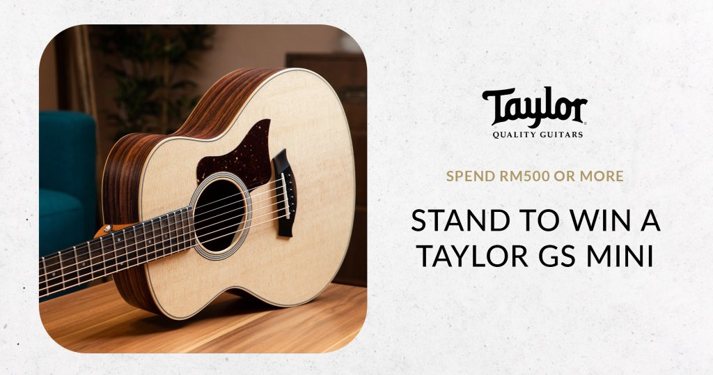Stand a chance to win a Taylor GS Mini Rosewood