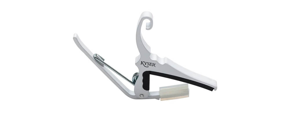 Kyser KG6WA Quick Change Capo, White Merdeka