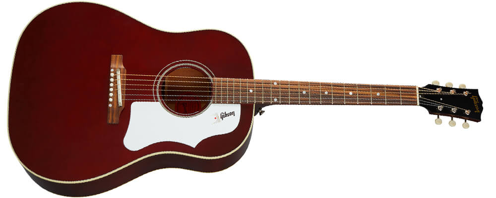 Gibson Original Collection Montana 60s J-45 Original Acoustic Guitar, Wine Red Hari Kemerdekaan