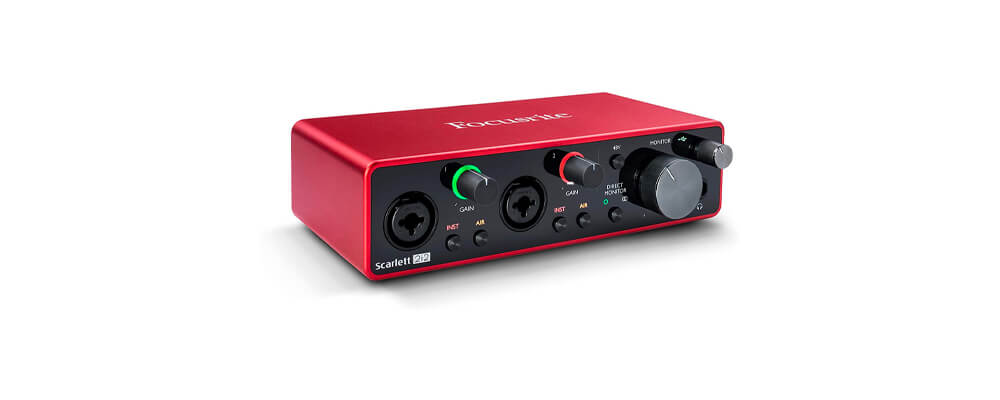 Focusrite Scarlett 2i2 Nổi Bật Nhất Năm 2021 Tại Swee Lee