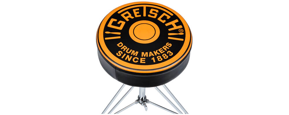 Gretsch Drum Throne with Round Badge Logo