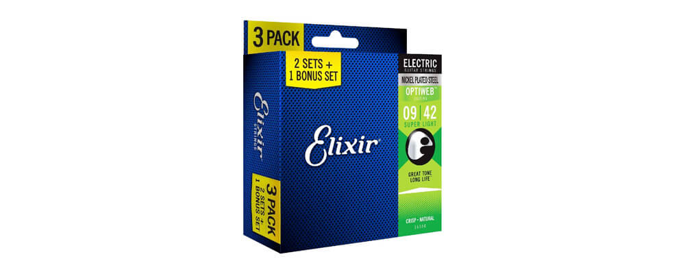 Elixir Guitar String 3-Packs