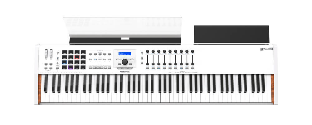 Arturia Keylab 88 MkII Weighted Keyboard Controller is the keyboard for you if you want a piano feel