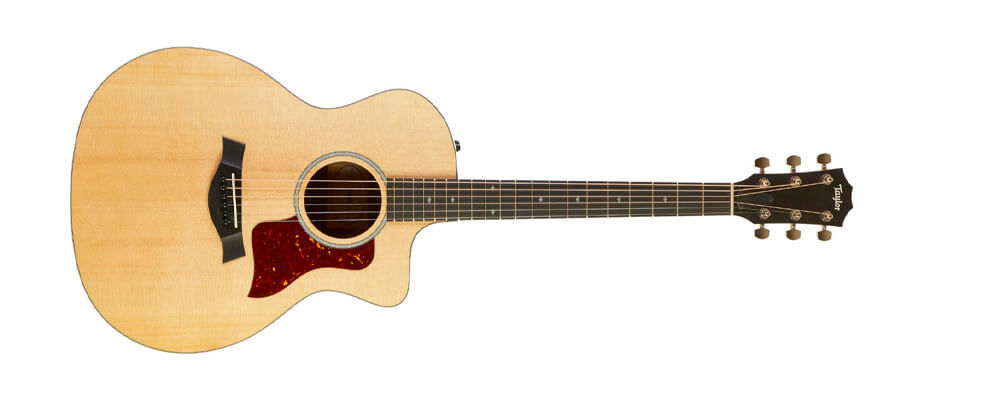 Taylor 214ce-QS Deluxe LTD Acoustic Guitar w/Case, Natural