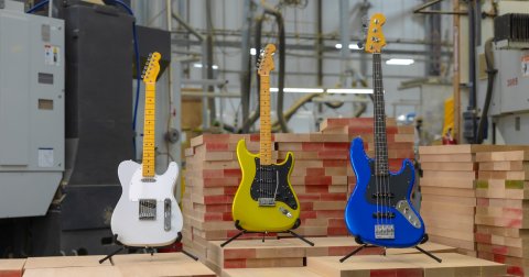 Fender American Ultra II Guitars in the Corona, California Fender Factory